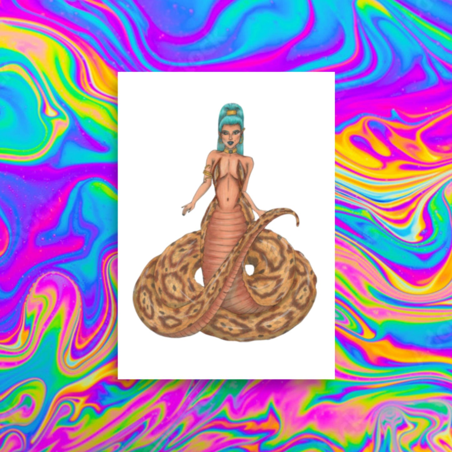 sultry serpent Print