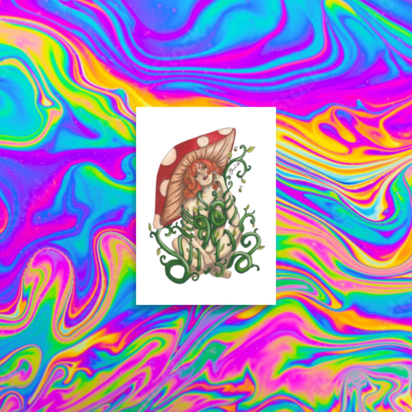 Toadstool Beauty Print