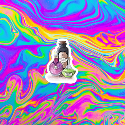 potion bottles Bubble-free stickers