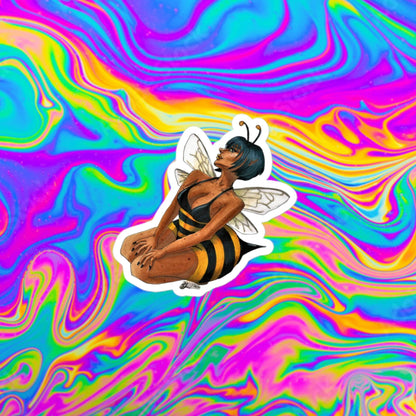 best bee-haviour Bubble-free stickers