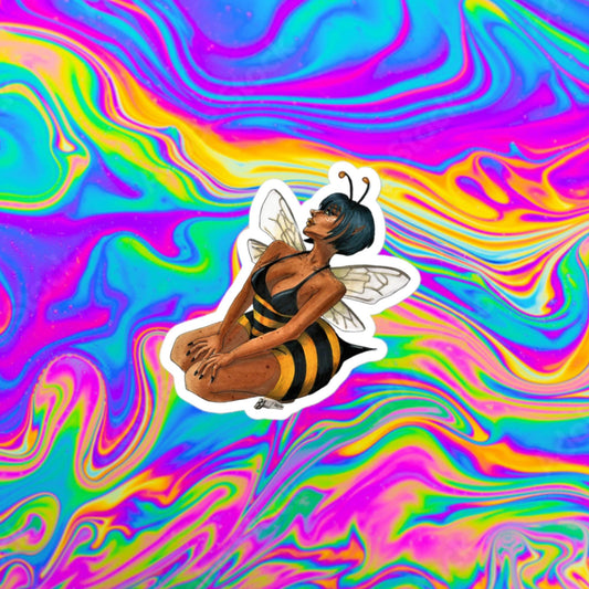best bee-haviour Bubble-free stickers