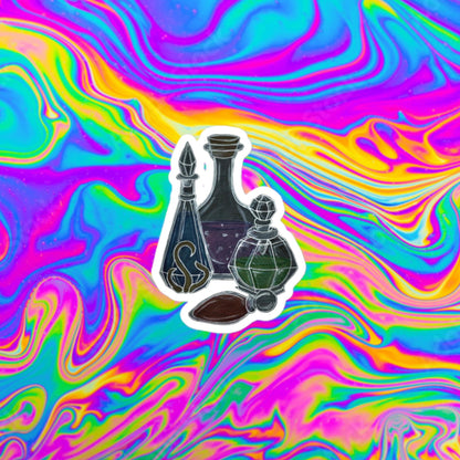Potion bottles Bubble-free stickers