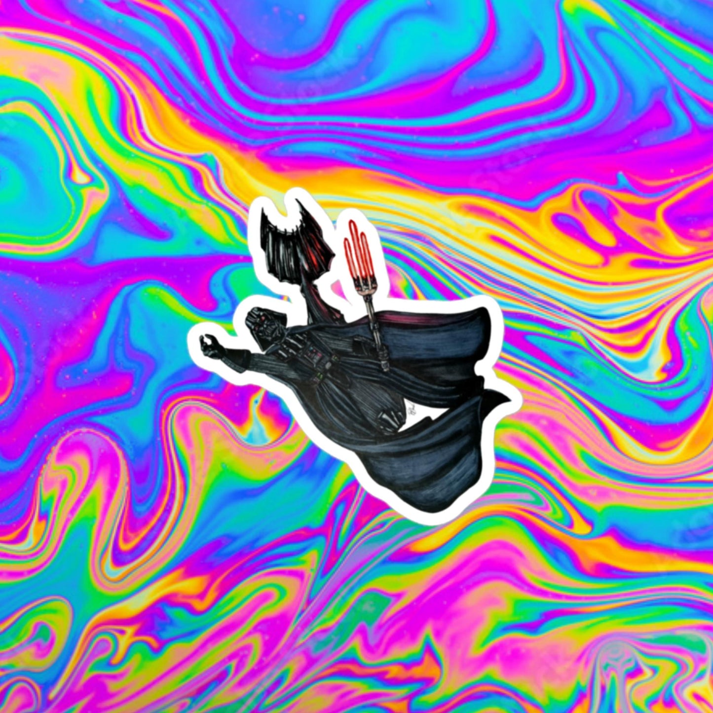Mer-Vader Bubble-free stickers