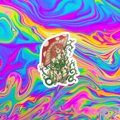 Toadstool beauty Bubble-free stickers