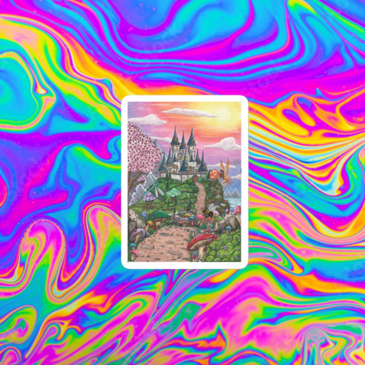 Welcome to my world Bubble-free stickers