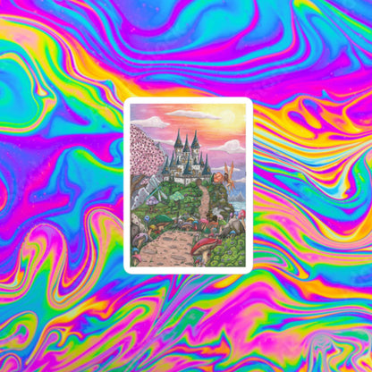 Welcome to my world Bubble-free stickers