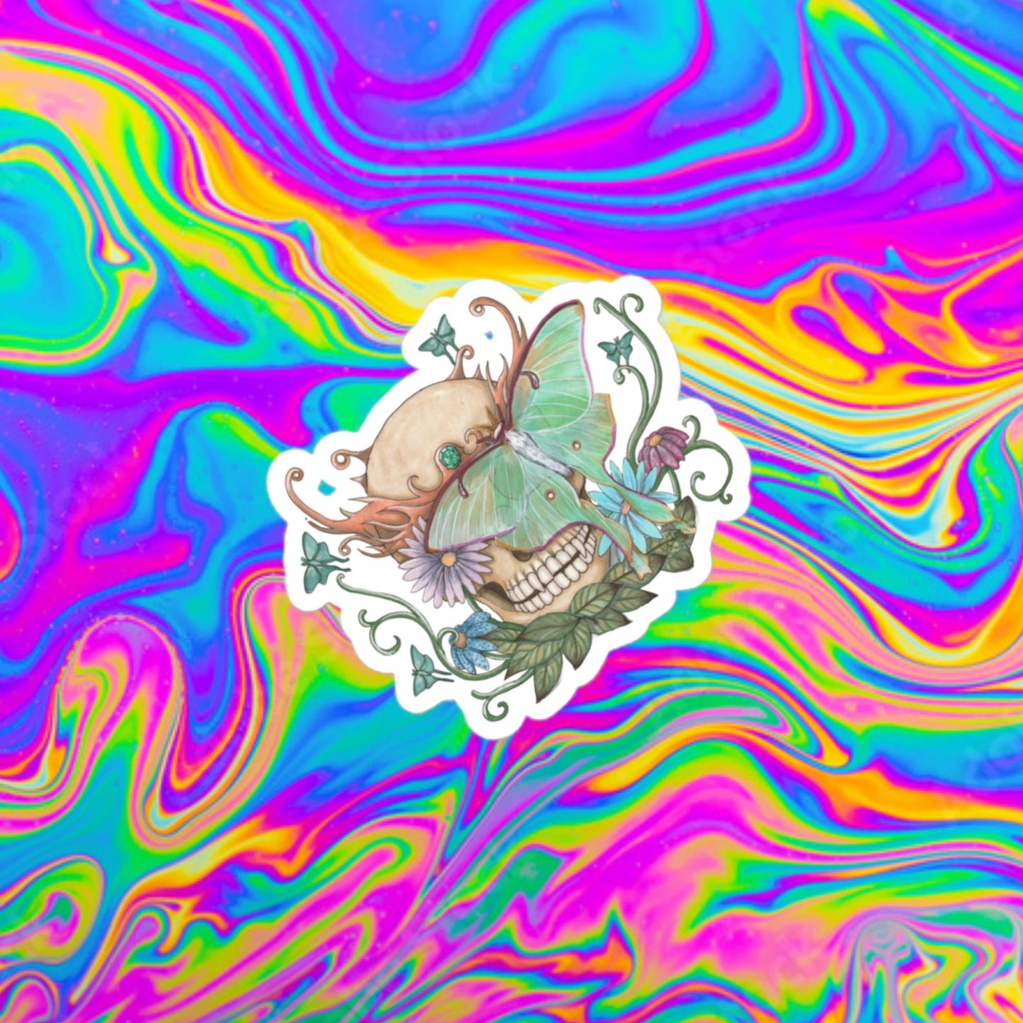 Shrouded by luna Bubble-free stickers