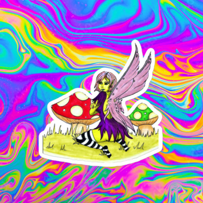 Pixie pin-up Bubble-free stickers