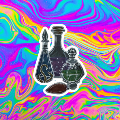 Potion bottles Bubble-free stickers