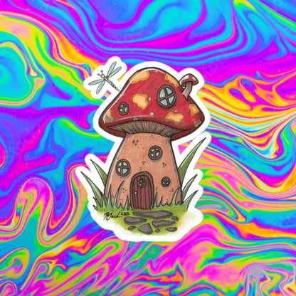 tiny mushy home stickers