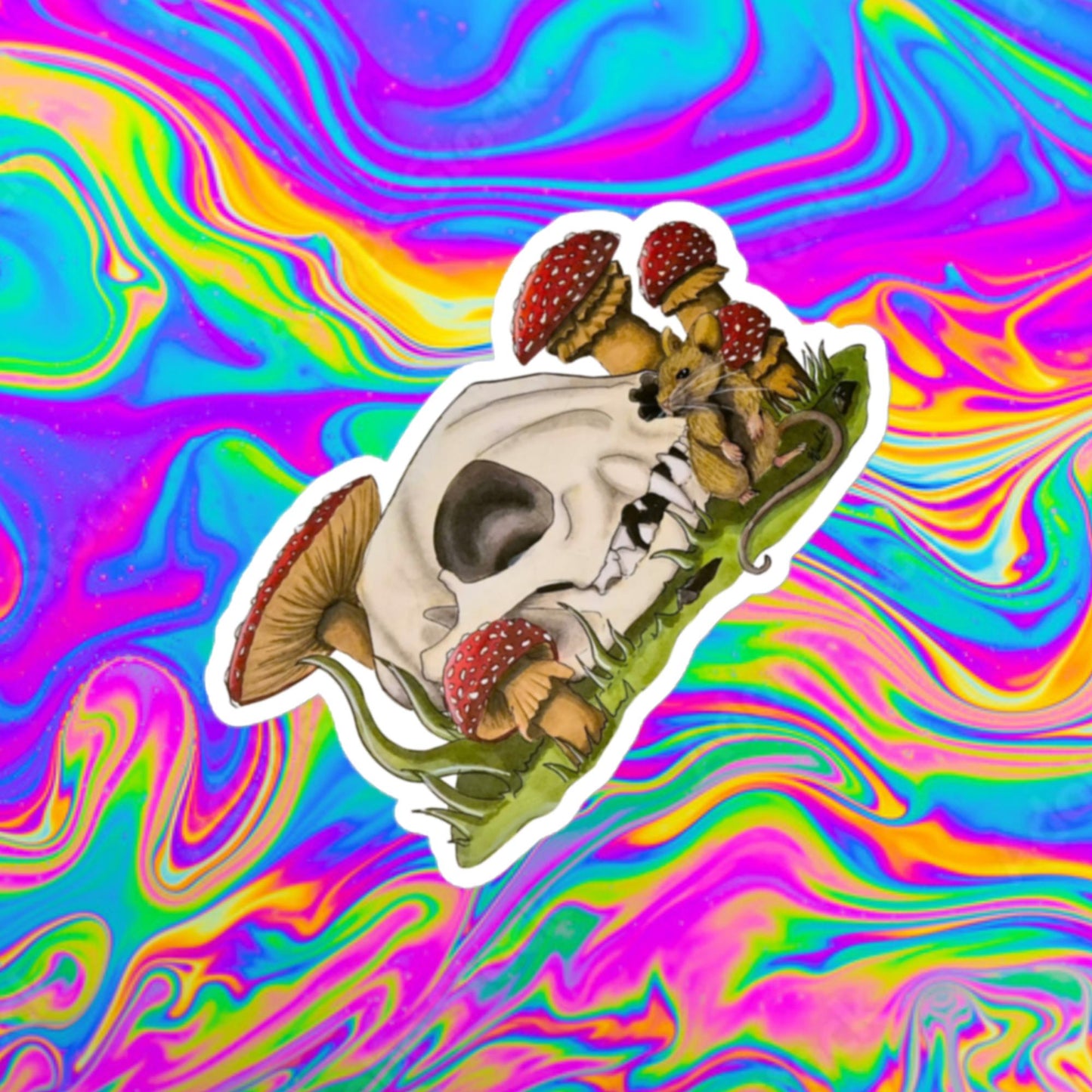 Cat and Mouse Bubble-free stickers