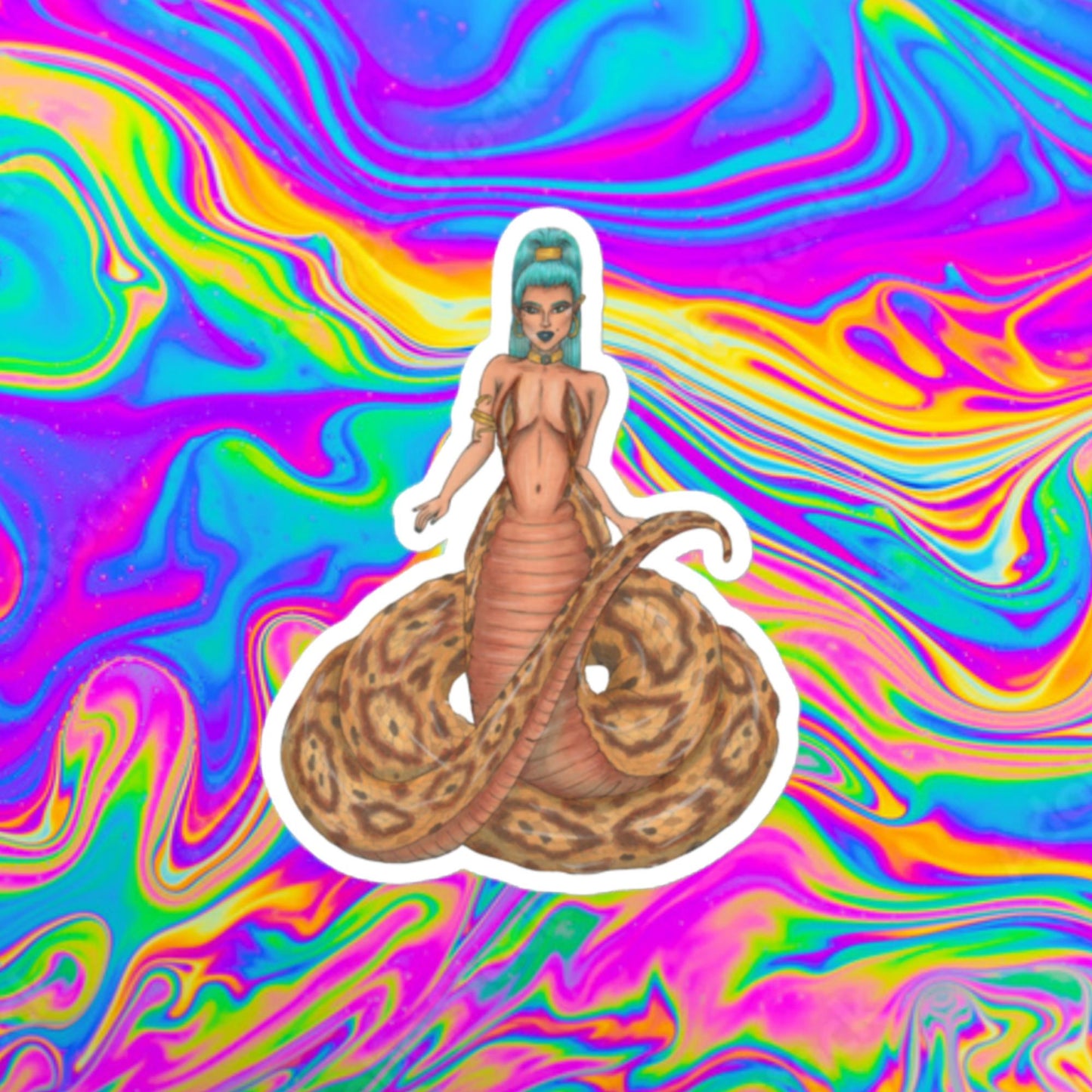 sultry serpent Bubble-free stickers