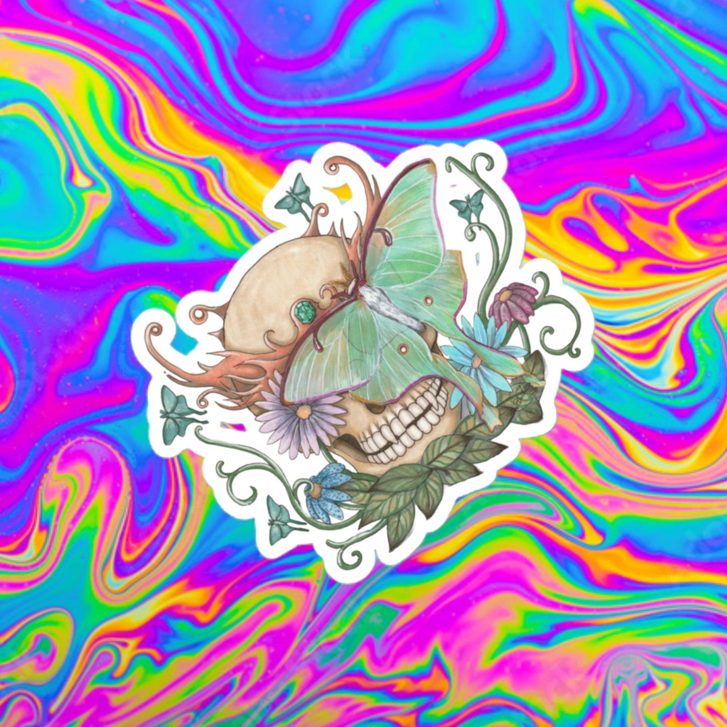Shrouded by luna Bubble-free stickers