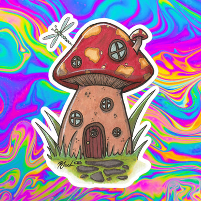 tiny mushy home stickers