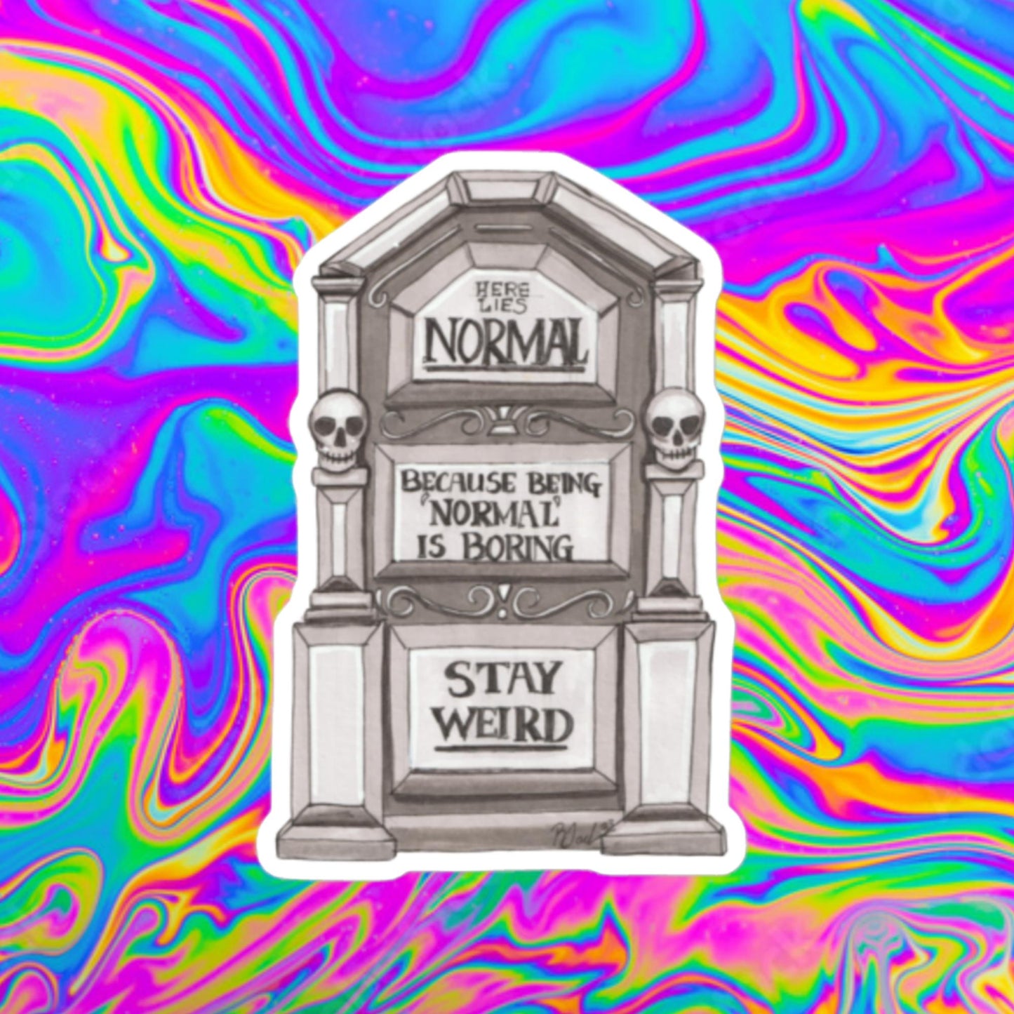 stay weird stickers