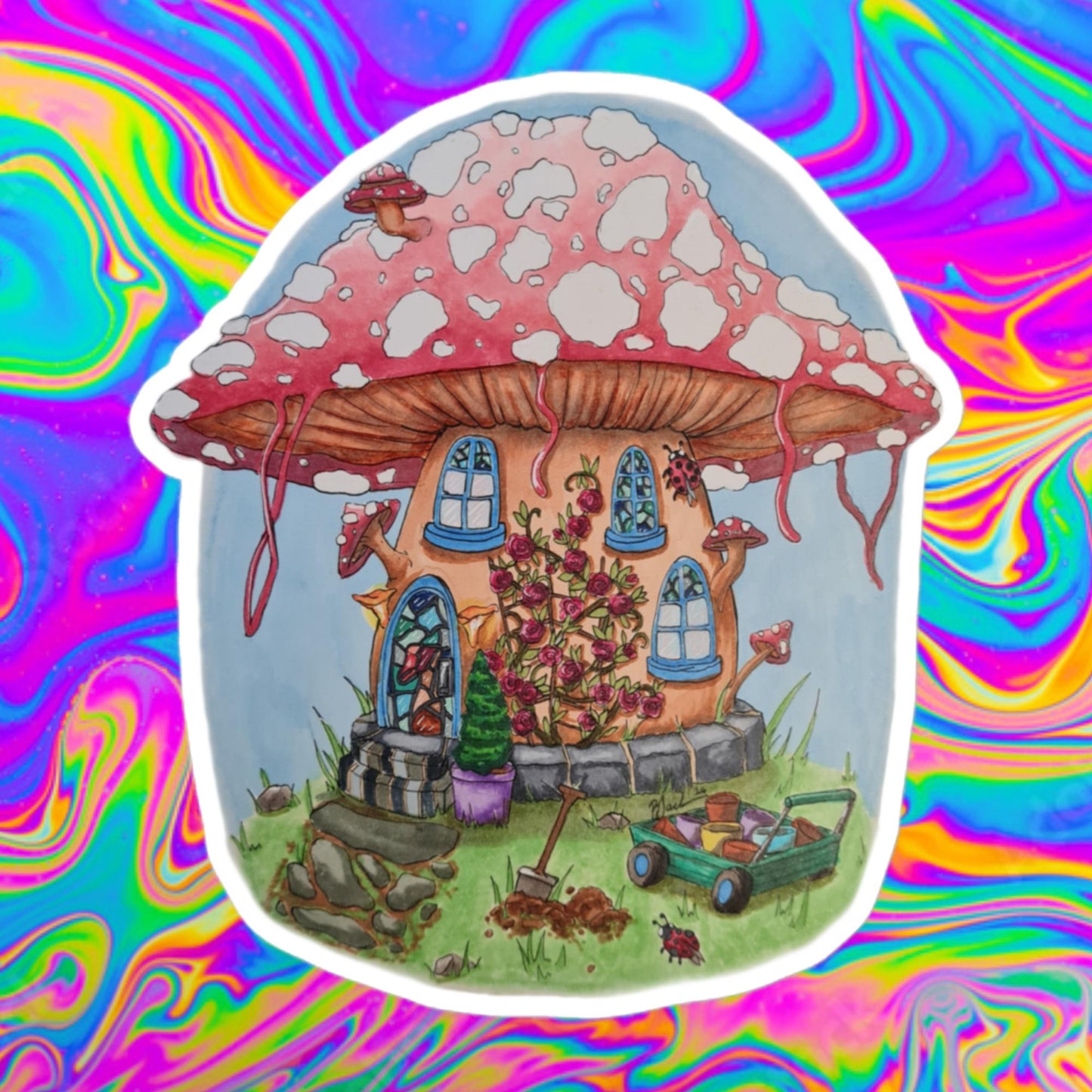 toadstool cottage stickers