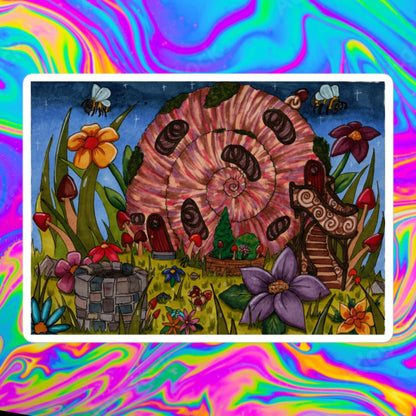Shell sweet shell Bubble-free stickers