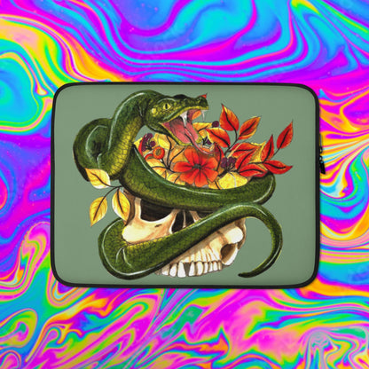 Autumn snake skull Protective Sleeve