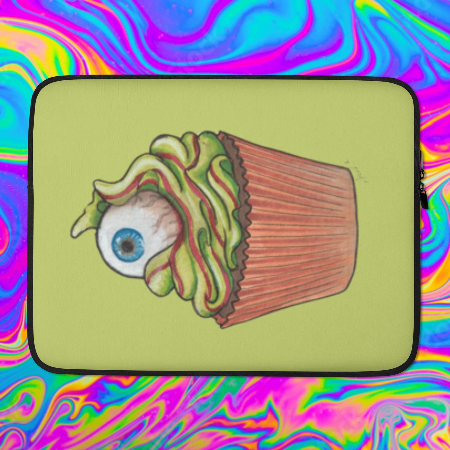 creepy cupcake Laptop Sleeve