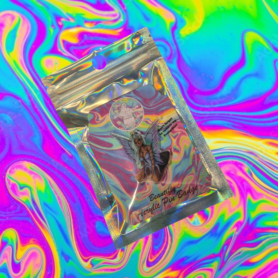 Beautifly acrylic pin