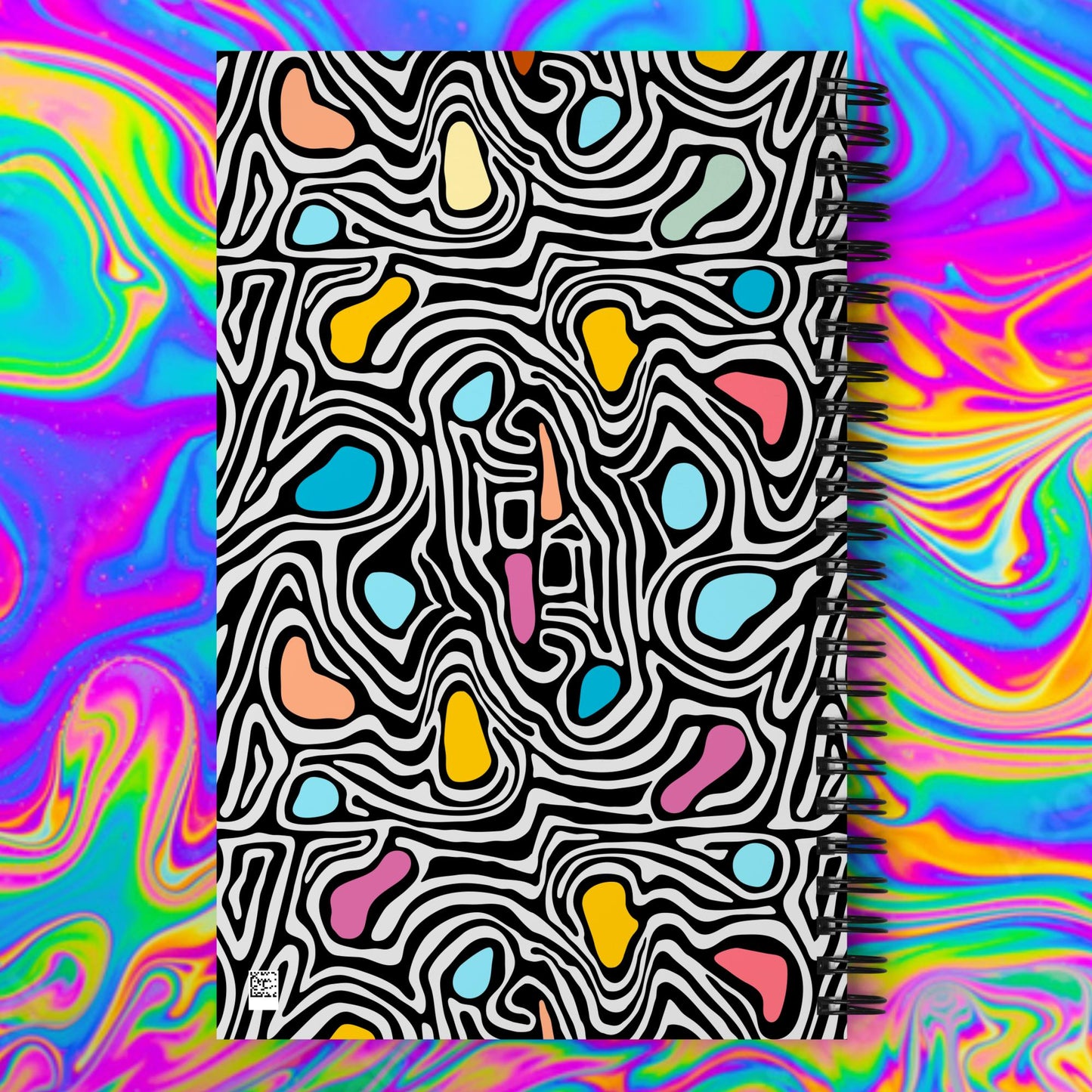 mushroom skull Spiral notebook