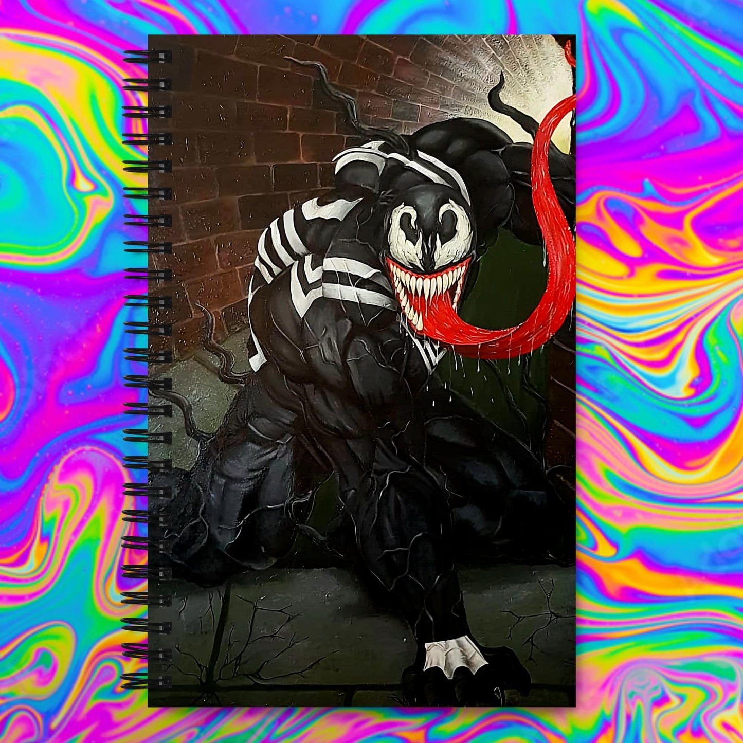 Venom Spiral notebook