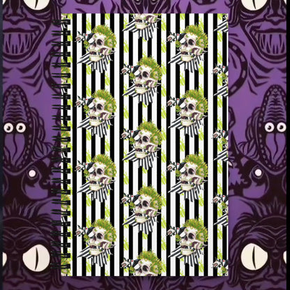 Beetle skull Spiral notebook