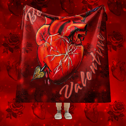 Be mine Valentine Sherpa blanket