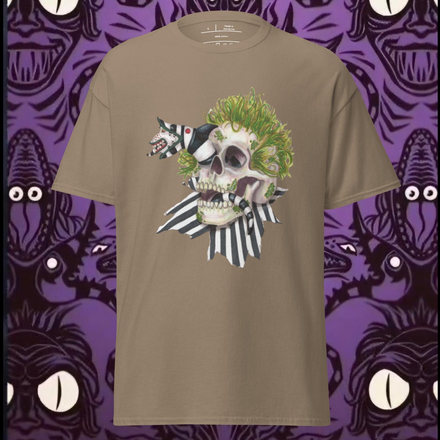Beetle Skull unisex tee