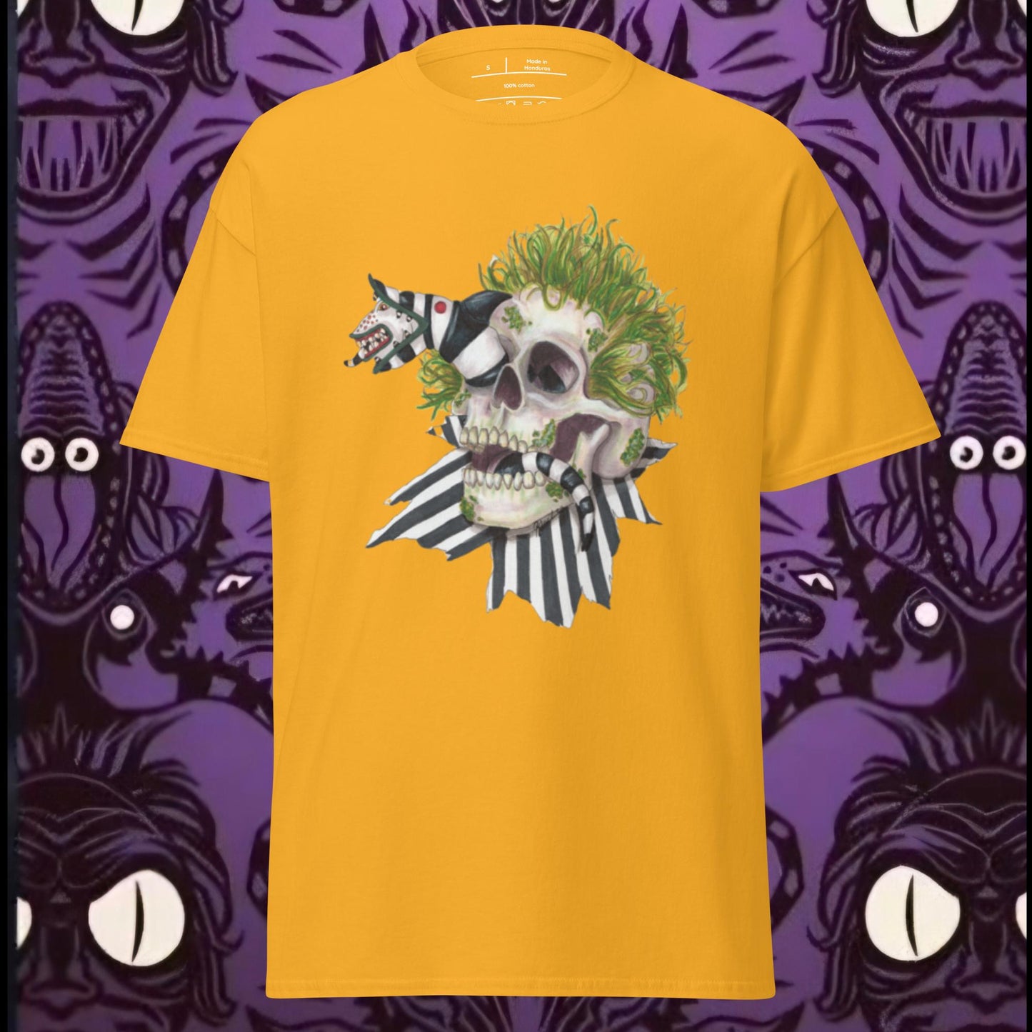 Beetle Skull unisex tee