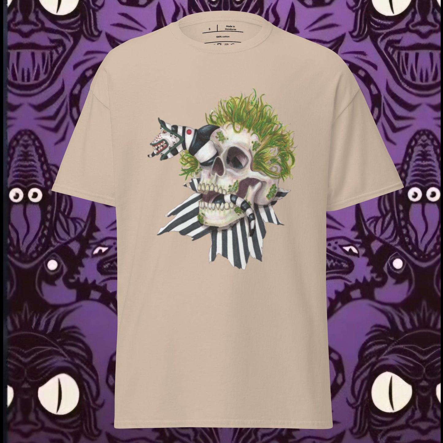 Beetle Skull unisex tee