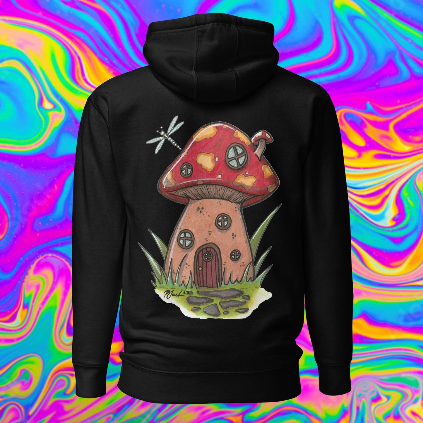 tiny mushy house Unisex Hoodie