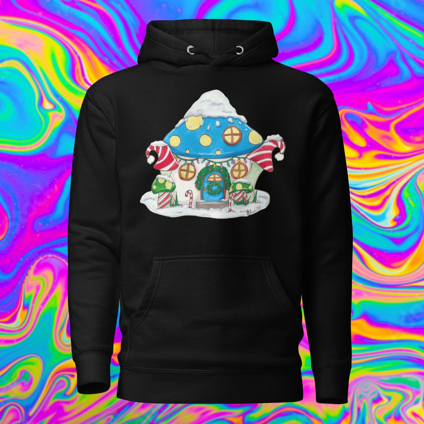 Mushroom Christmas Hoodie