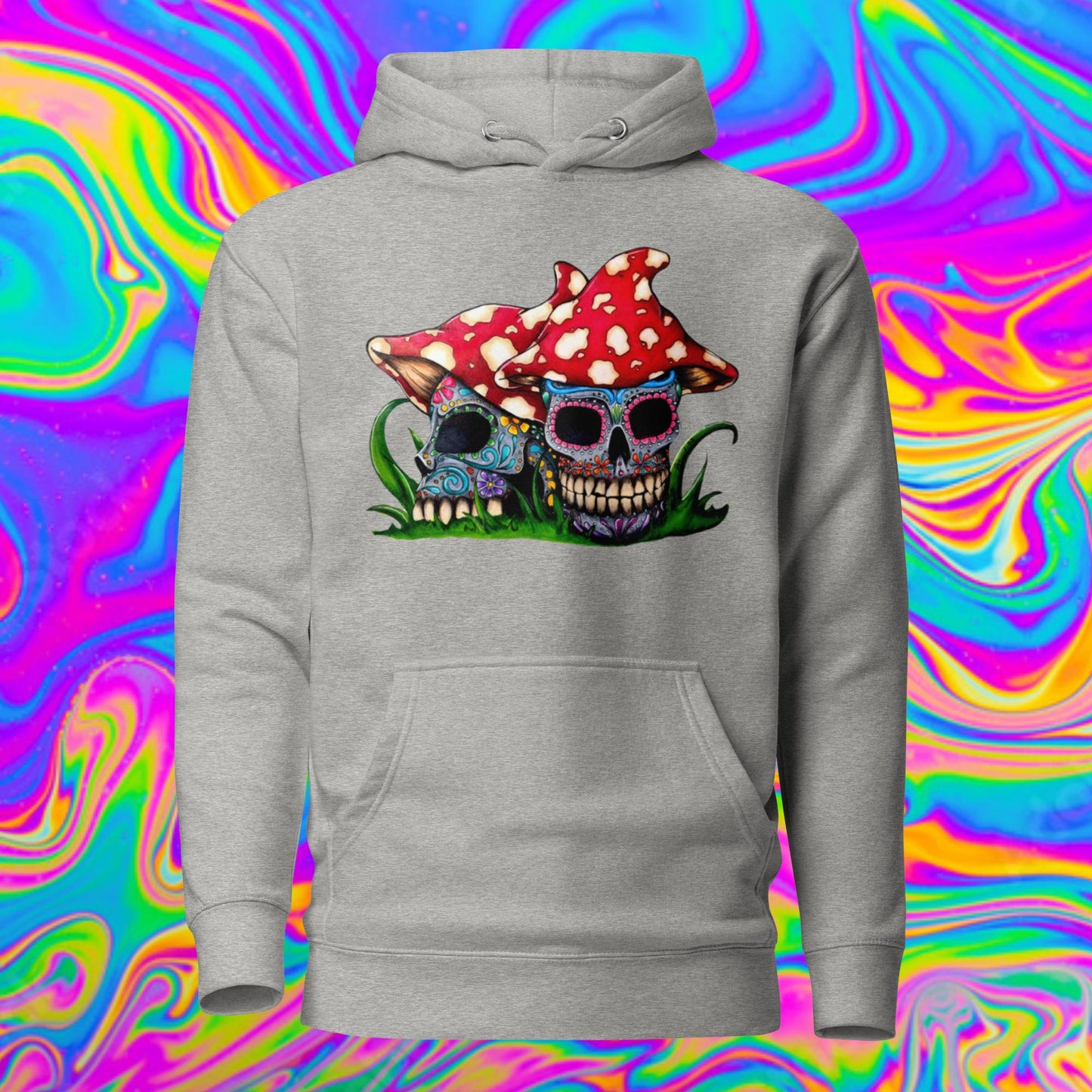 Sugar Skull Mushrooms Hoodie
