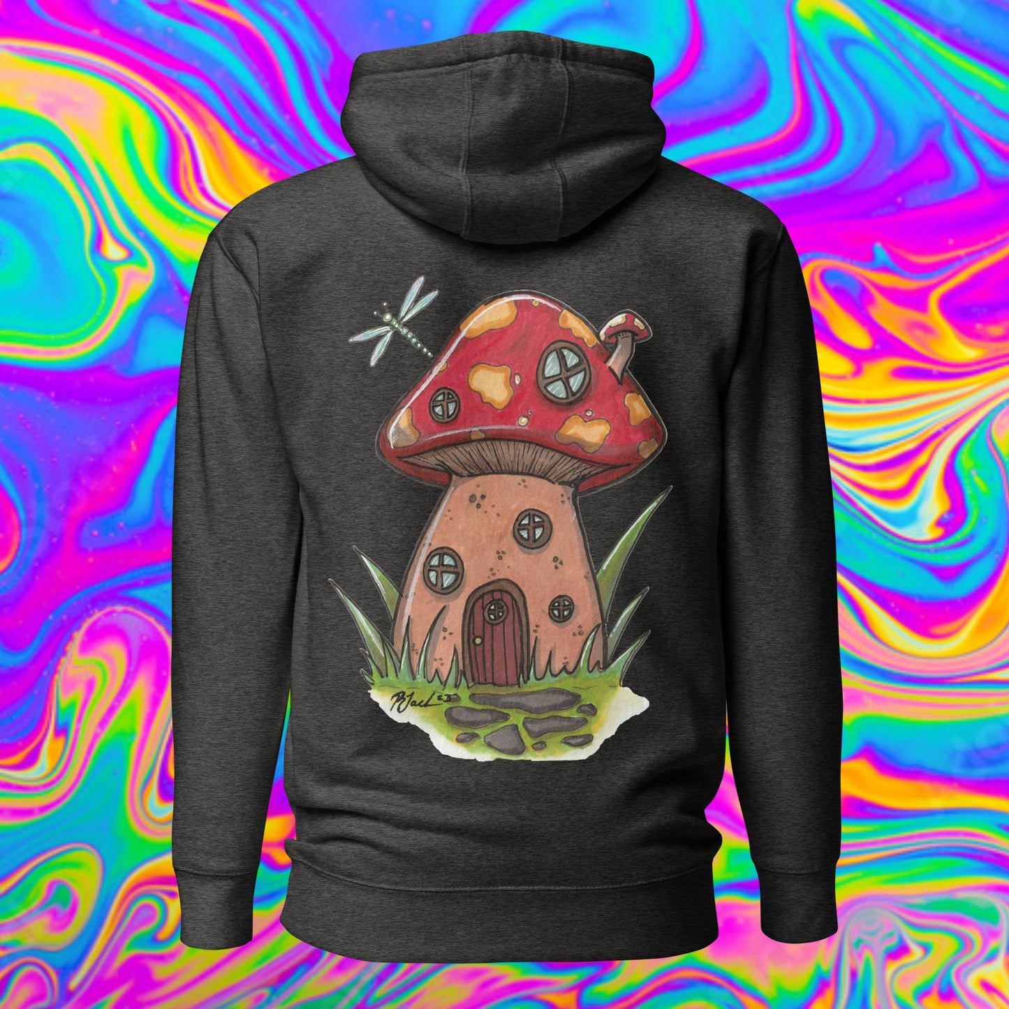tiny mushy house Unisex Hoodie