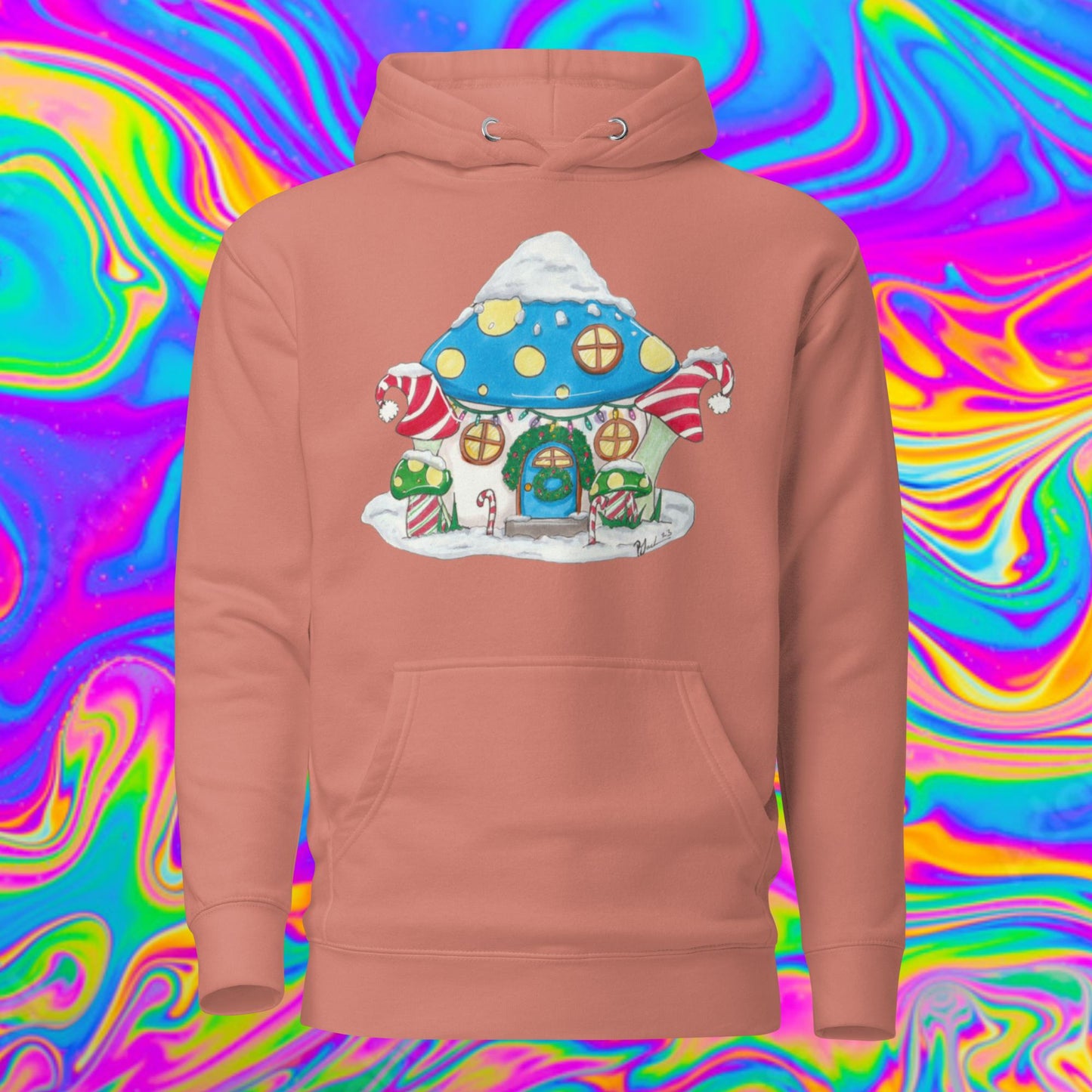 Mushroom Christmas Hoodie