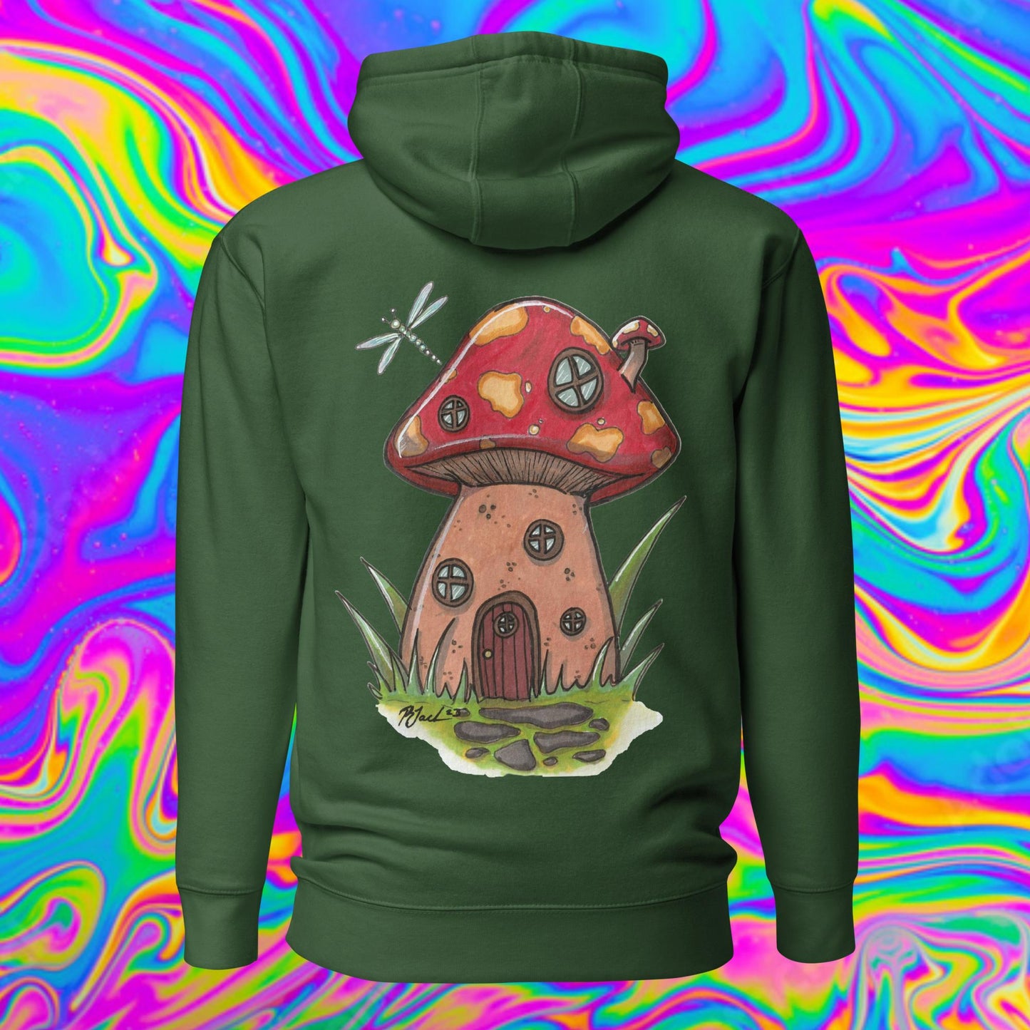 tiny mushy house Unisex Hoodie