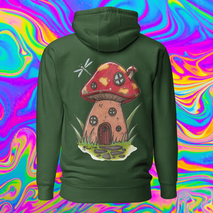 tiny mushy house Unisex Hoodie