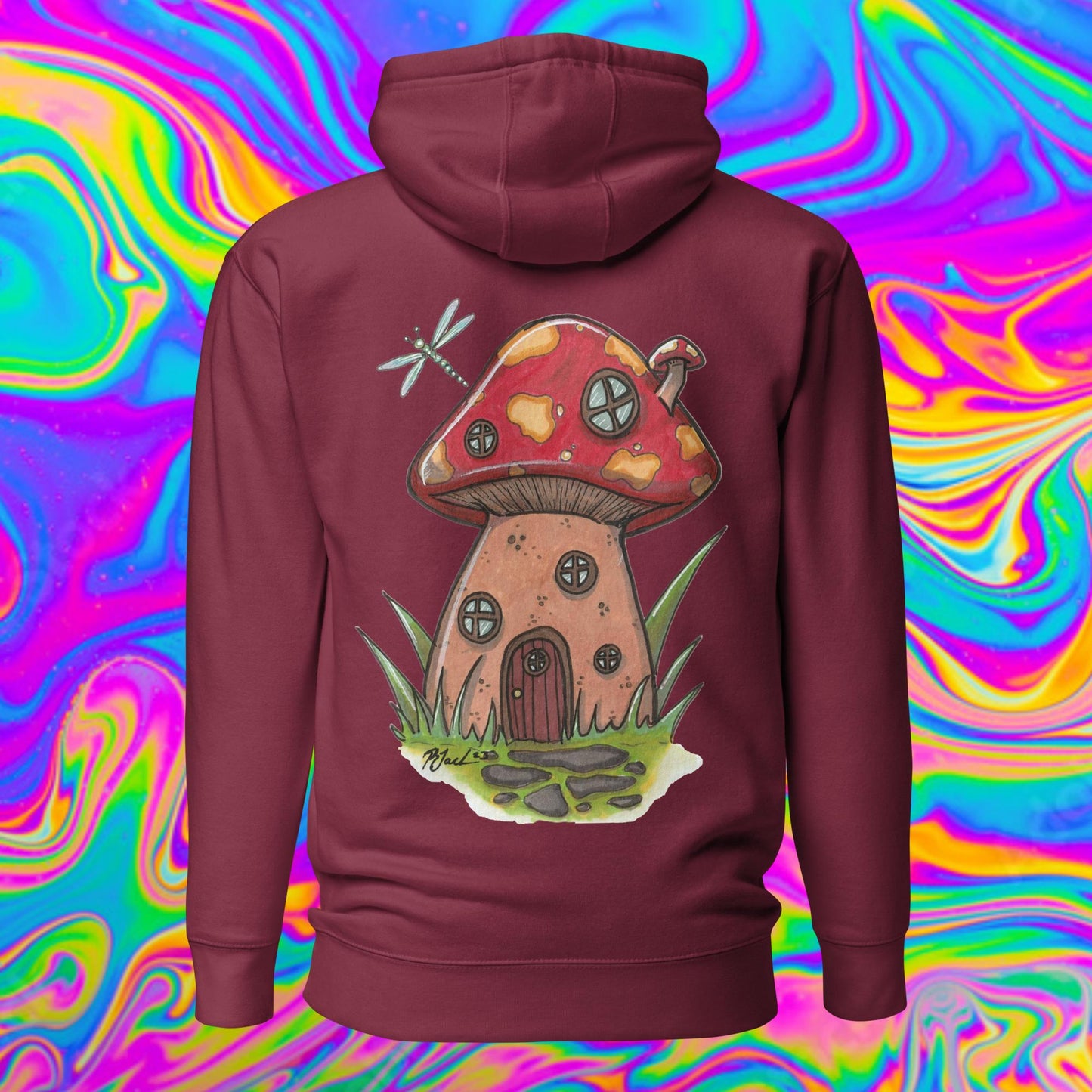 tiny mushy house Unisex Hoodie