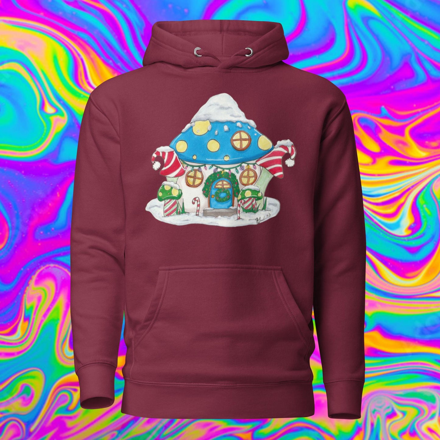 Mushroom Christmas Hoodie