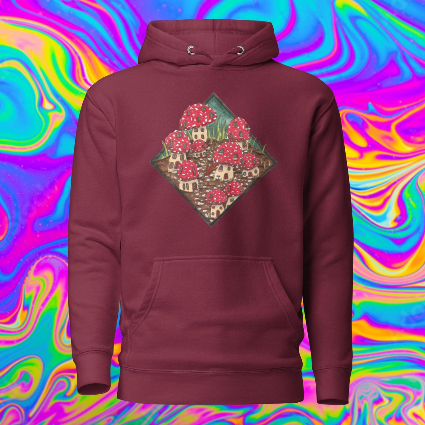 toadstool village Unisex Hoodie