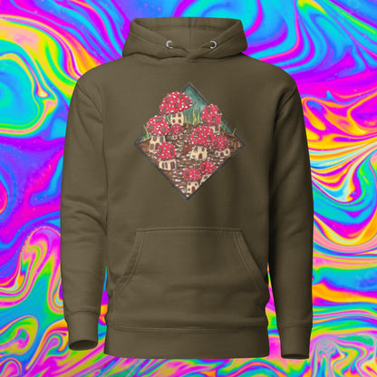 toadstool village Unisex Hoodie