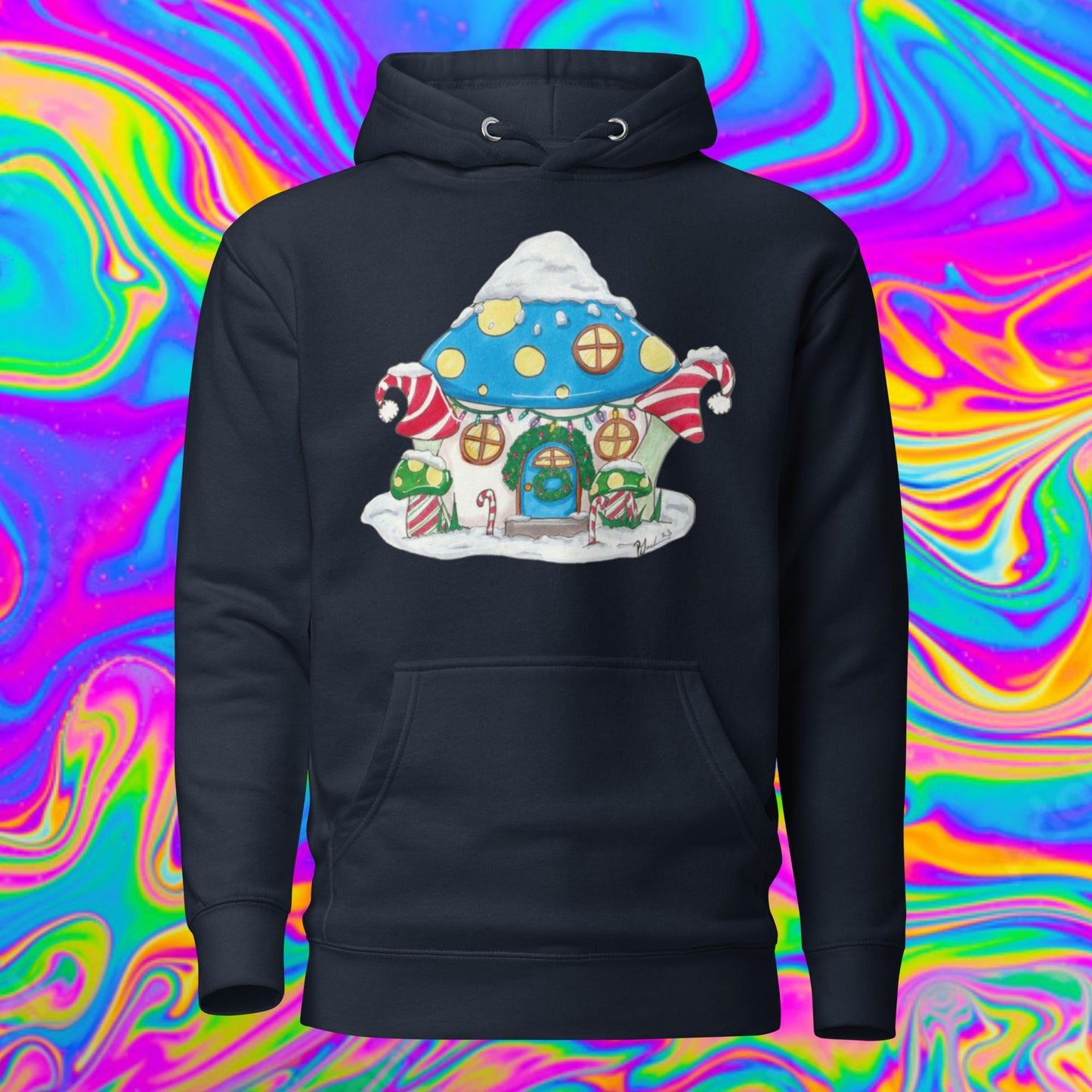 Mushroom Christmas Hoodie