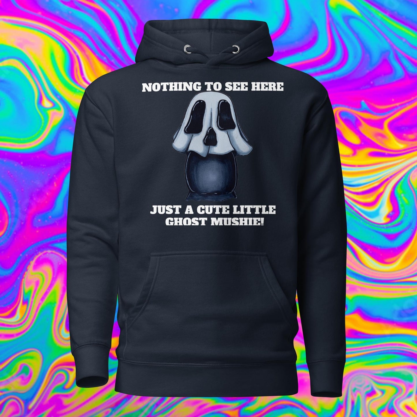 Just a cute ghost mushie Unisex Hoodie
