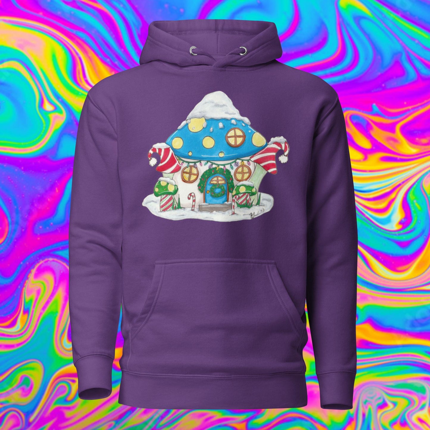 Mushroom Christmas Hoodie