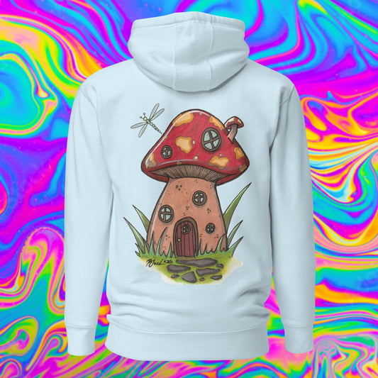 tiny mushy house Unisex Hoodie