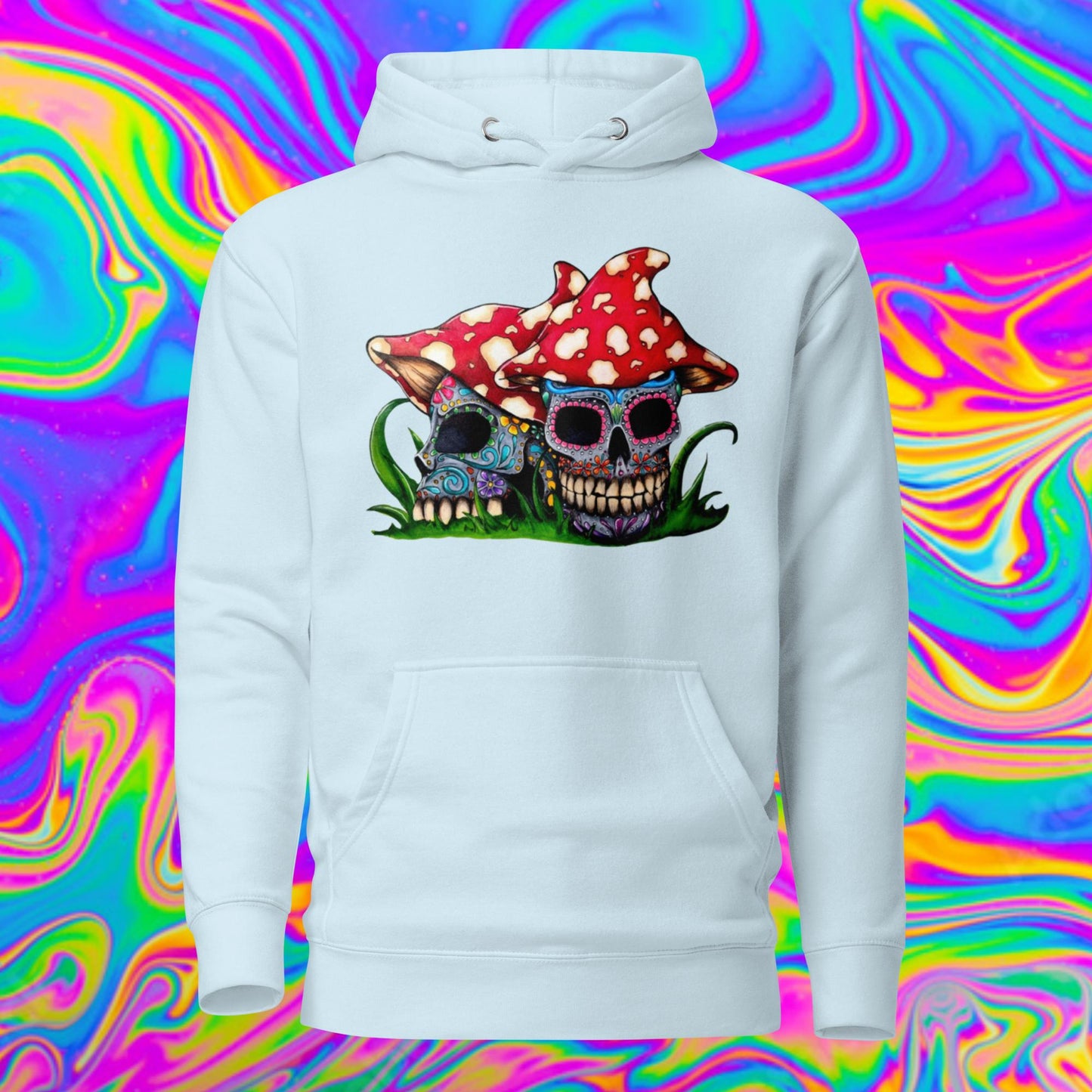 Sugar Skull Mushrooms Hoodie