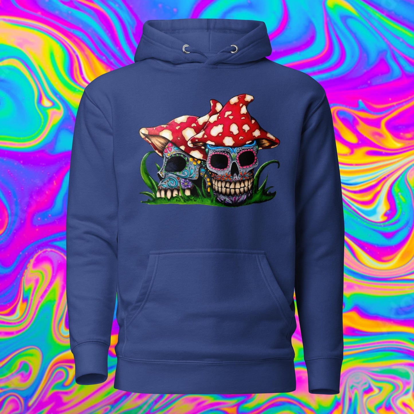 Sugar Skull Mushrooms Hoodie