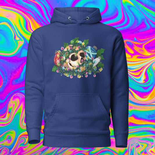 Christmas dec's skull Hoodie