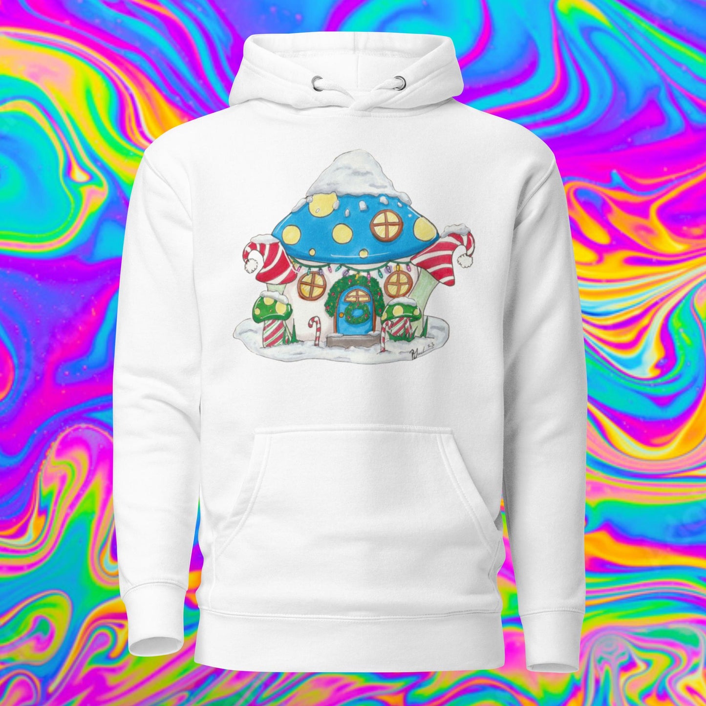 Mushroom Christmas Hoodie